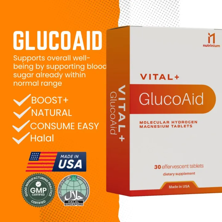 Vital+ GlucoAid Molecular Hydrogen Water